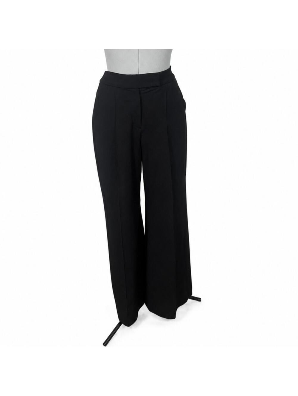 Express Black Super High Rise Flare Trouser (12R)